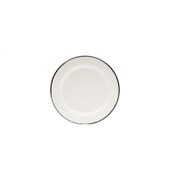 8" enamelware plate